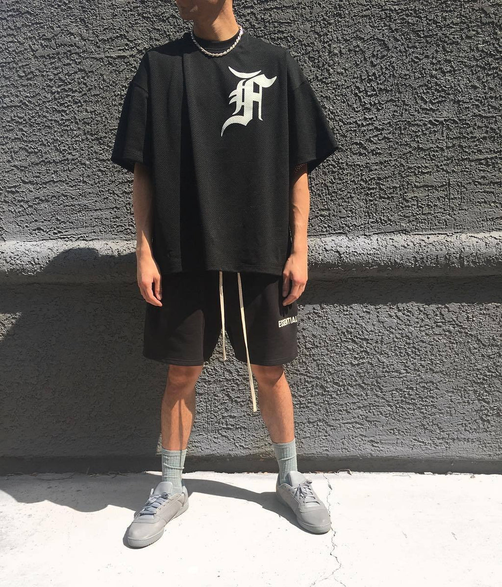 FOG Capri Saison de Dieu ESSENTIELS Tendance Shorts de Sport Décontractés Hommes et Femmes Pantalons à Cordon Tendance
