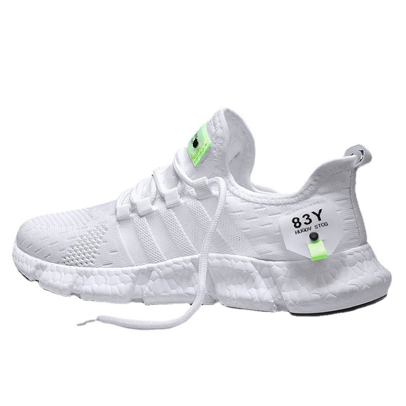 Men's Breathable Lightweight Sneakers - Trendy Knit Shoes