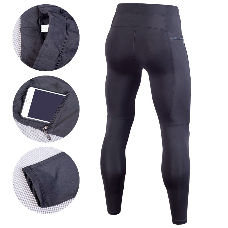 Men's Quick-Dry Stretchy Training Yoga Running Pants