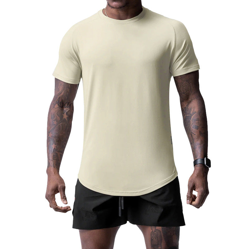T-shirt de sport pour homme, coupe ample, imprimé, séchage rapide