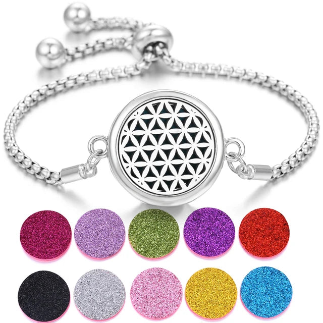 Bracelet de parfum en acier inoxydable