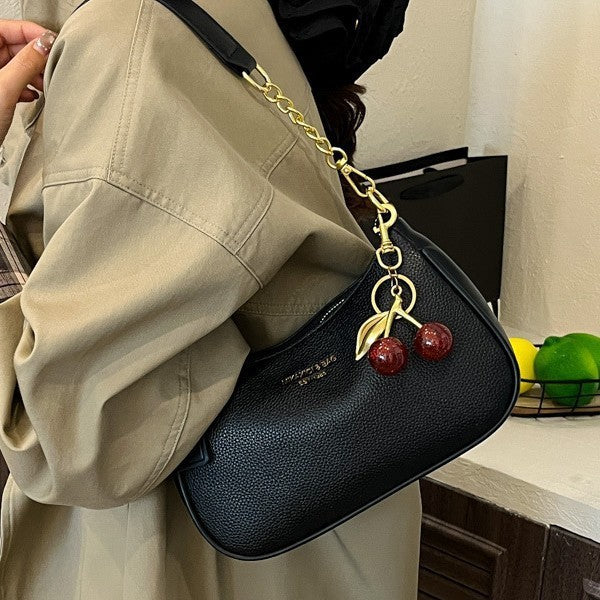 Sac à bandoulière polyvalent avec chaîne en forme de dumpling