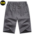 Shorts Cargo Homme en Coton Fin d'Été (Coupe Ample)