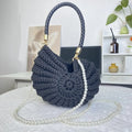 Sac coquillage en crochet fait main amusant, sac à bandoulière pour femmes, sac en crochet