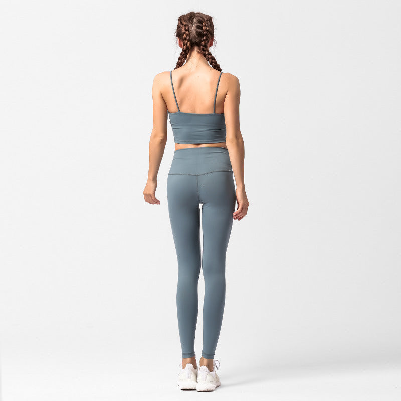 Yoga Wear, Pantalon sculpteur de fessiers à séchage rapide, Débardeur de course