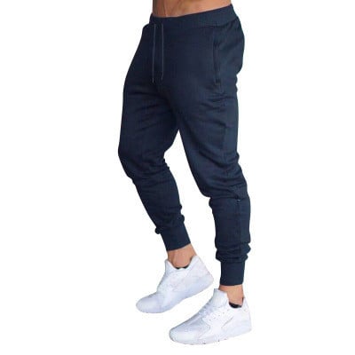 Pantalon décontracté coupe ajustée pour homme – Tendance et simple