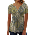 Plus Size : Generic Womens Tops Dressy Casual Womens Plus Blouses 3/4 Length Sleeve Womens Tops Dressy Tops for Women Plus Size Blouses for Women Dressy Womens 3/4 Sleeve Tops Womens Summer Tops 2024
