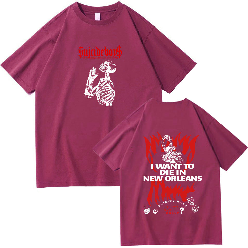 T-shirt Suicide Boys G-59 pour femme à manches courtes
