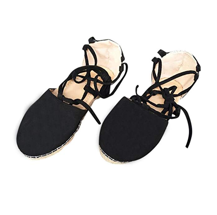 Cross Strap Flat Thick Sole Women's Sandals