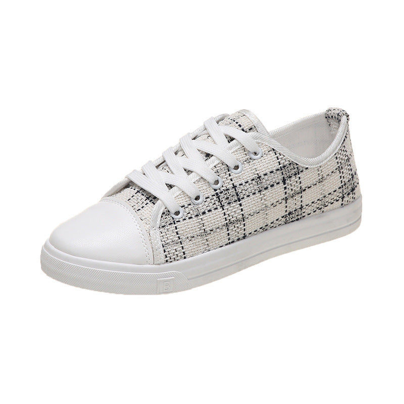 Women's Breathable Canvas Sneakers for Casual Sports