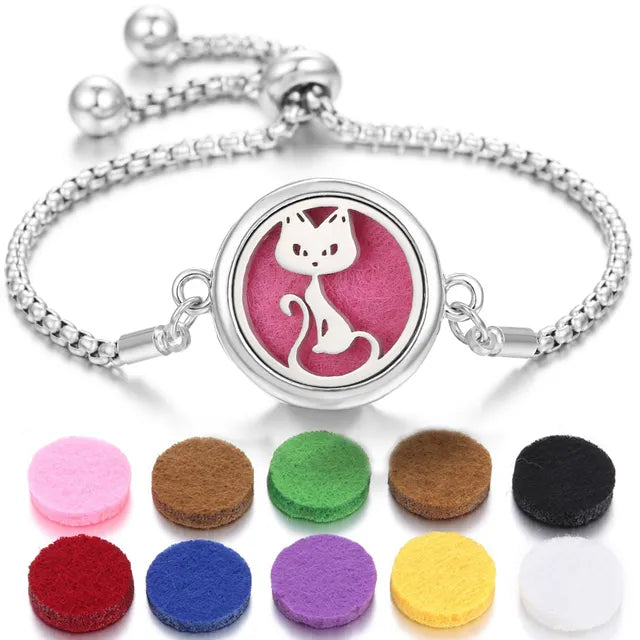 Bracelet de parfum en acier inoxydable