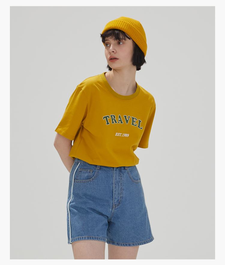 High Waist Summer Loose Denim Shorts for Students