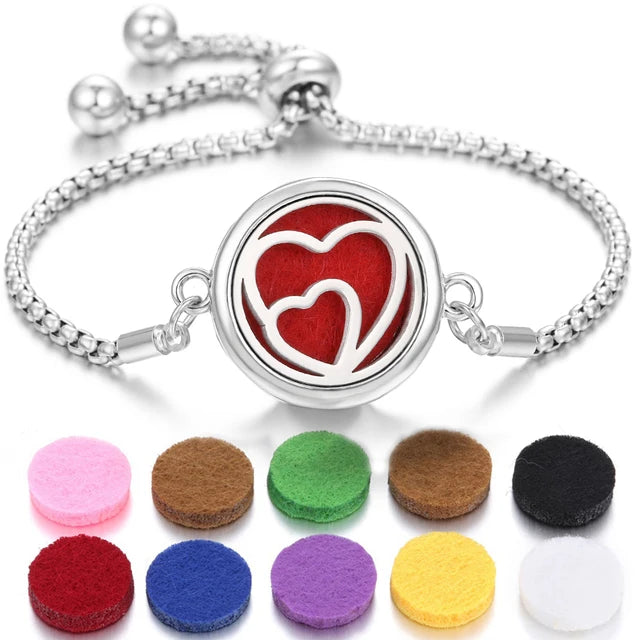 Bracelet de parfum en acier inoxydable