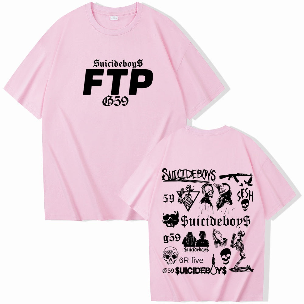 T-shirt Suicide Boys G-59 T-shirt Suicide Boys à manches courtes pour femme