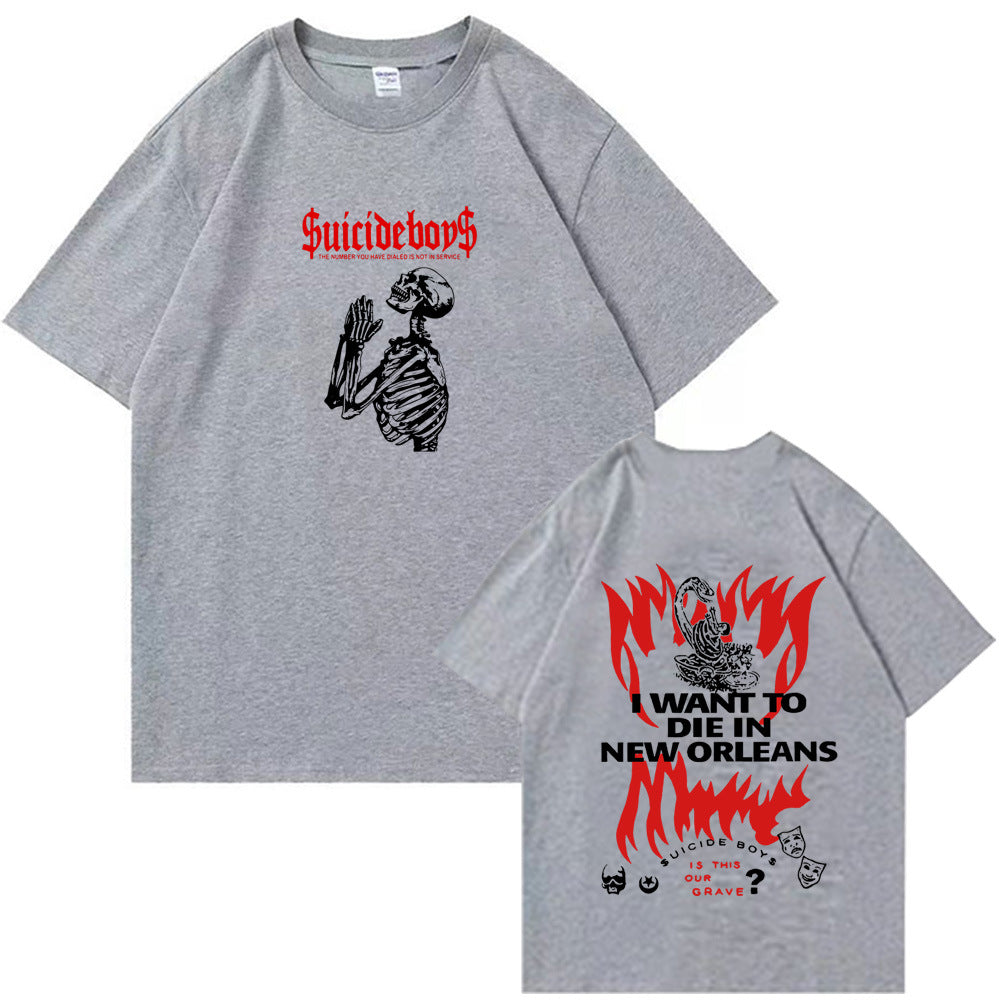 T-shirt Suicide Boys G-59 pour femme à manches courtes