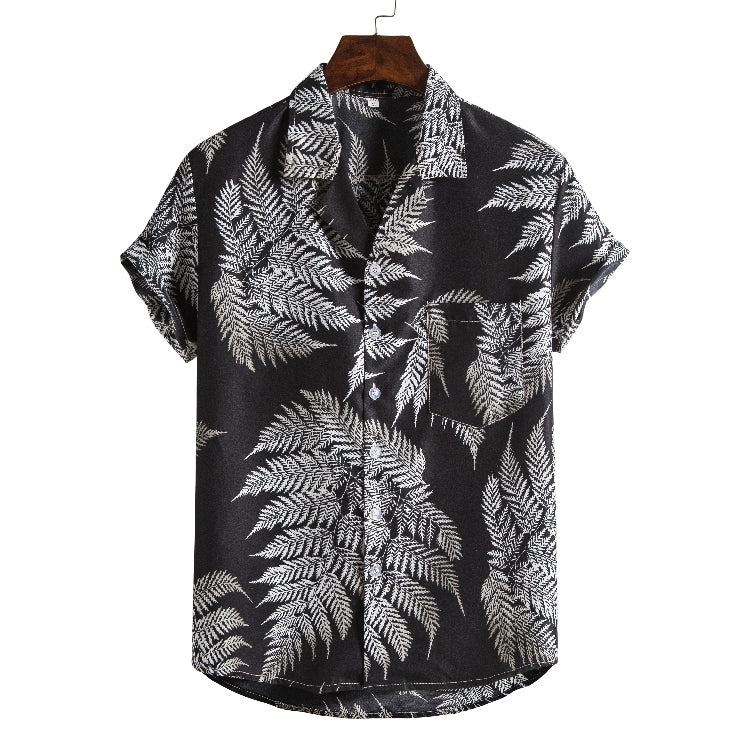 Men's New Printed Short Sleeve Beach Shirts