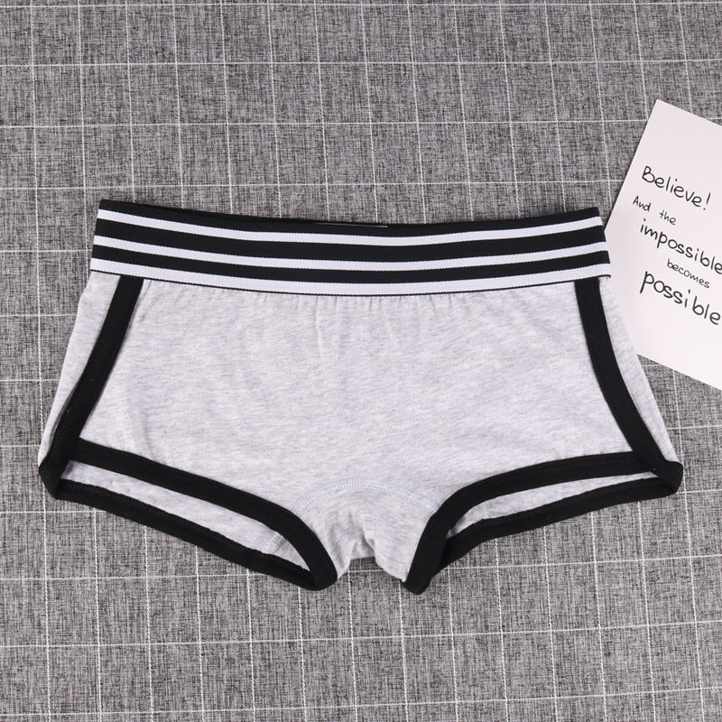 Stylish Women's Cotton Boxer Briefs with Wide Band