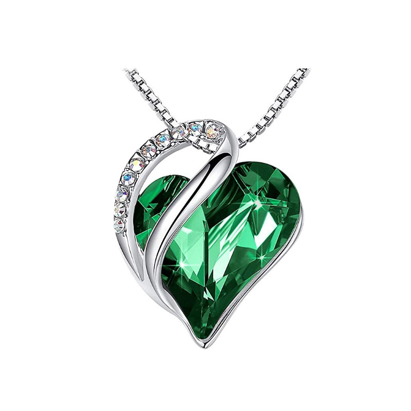 Collier pendentif en forme de cœur