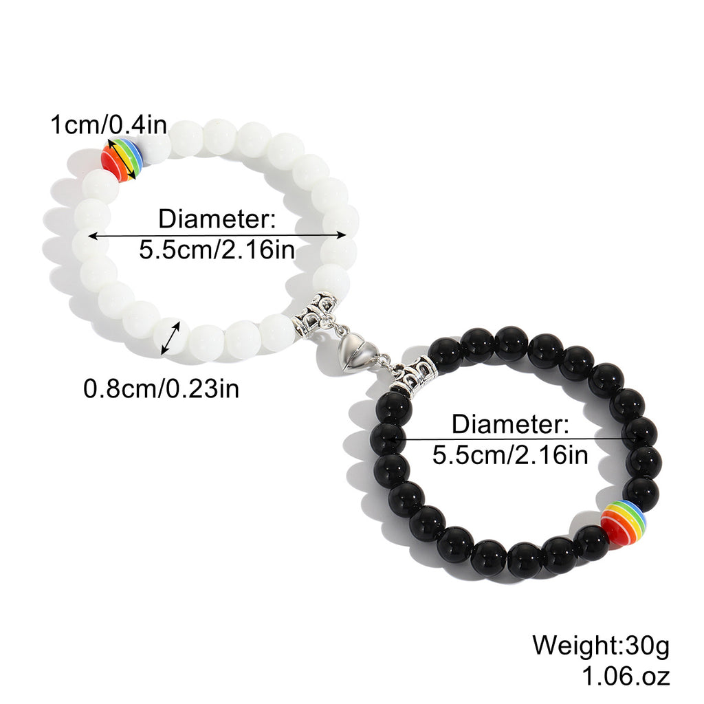 Rainbow Bracelet Set for LGBTQ+ Pride Celebration