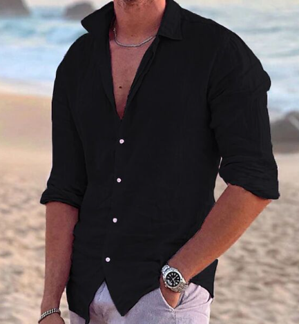 Men's Summer Beach Essential Shirt (Single Piece)