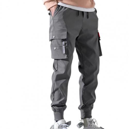 Pantalon Harem Homme Hip Hop Jogger Automne Nouveau Pantalon Cargo Homme Slim Fit Multi-poches Uni