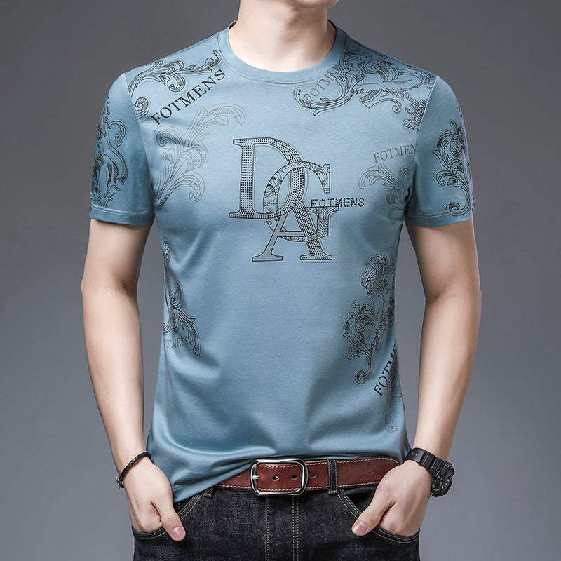 High-Quality Men's Cotton Summer T-Shirts (4XL)