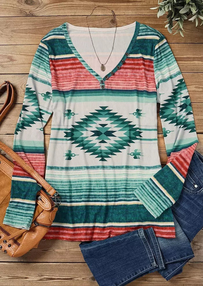 Printemps et automne, nouveau pull en jean de style européen occidental, col en V, pull ample, t-shirt décontracté pour femmes.