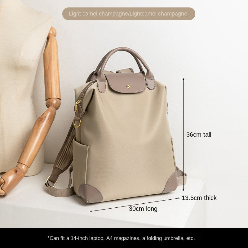 Sac à dos élégant en nylon de haute qualité, grande capacité, léger et durable, idéal pour les voyages d'affaires et les trajets quotidiens