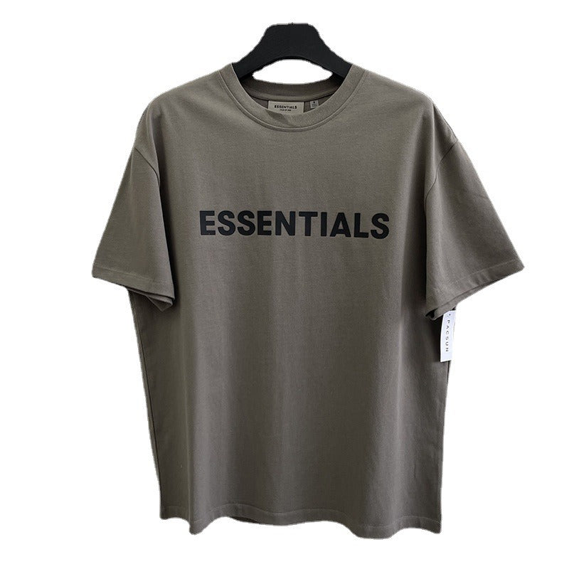 FEAR OF GOD ESSENTIALS Double Thread Chest Letter High Street T-shirt à manches courtes Homme et Femme Mode Signature