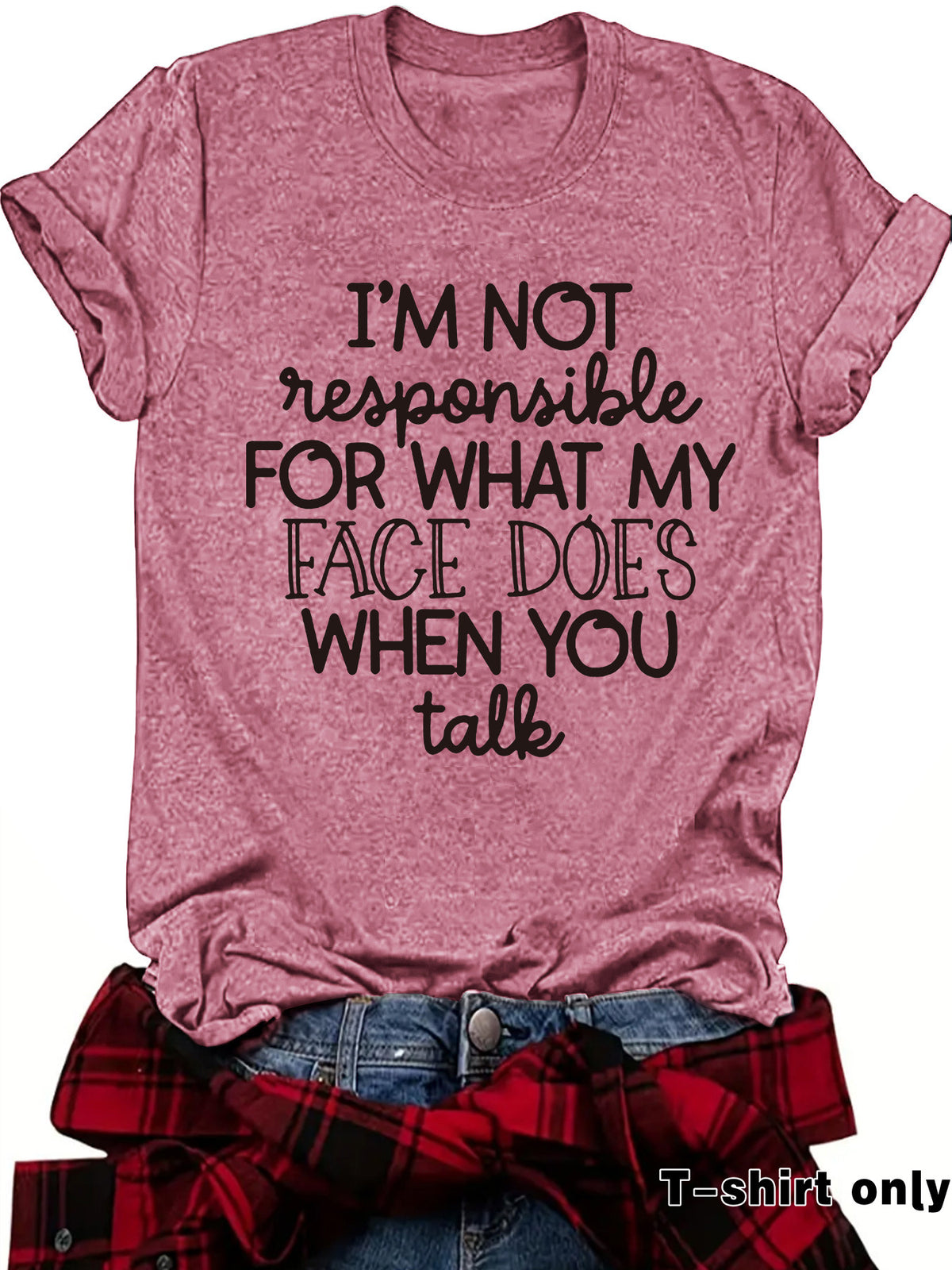 I'm not responsible for short sleeved shirts