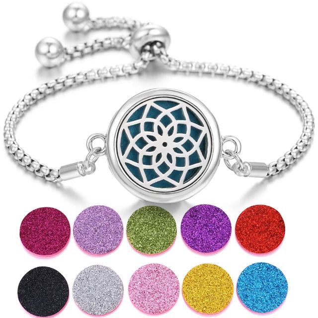 Bracelet de parfum en acier inoxydable