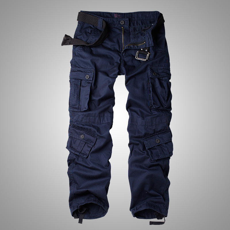 Pantalon cargo d'extérieur ample multi-poches pour homme