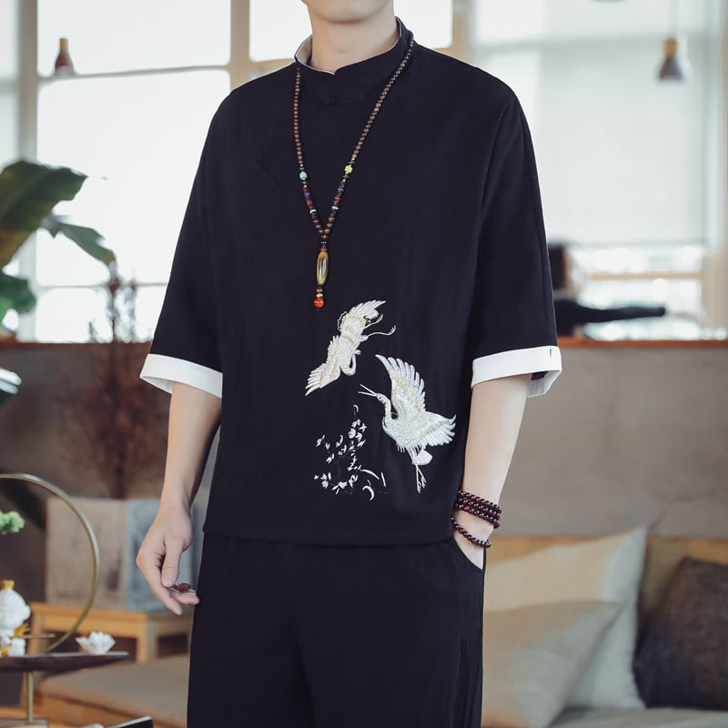 Men's Summer Chinese Style Suit