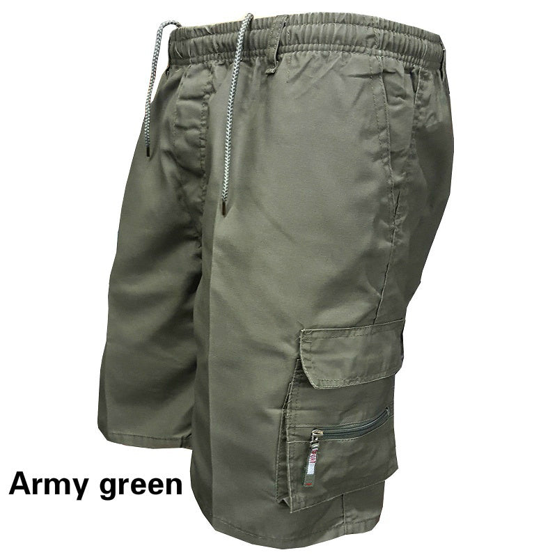 Short cargo ample multi-poches pour homme pour les sports d'été