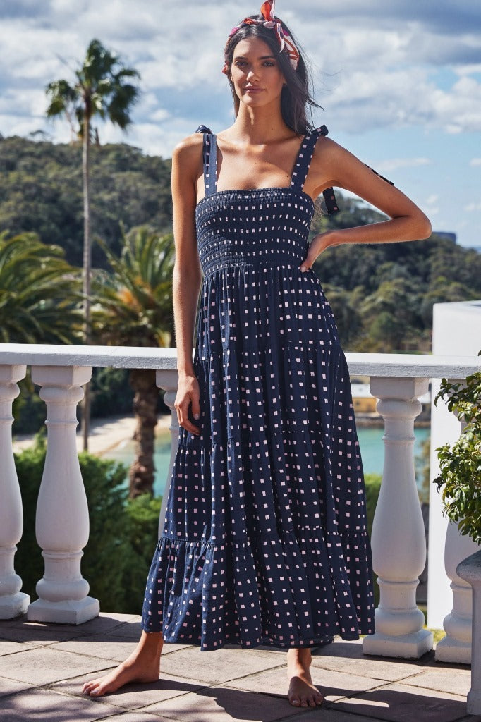 Robe salopette européenne et américaine, vêtements pour femmes, nouvelle robe décontractée printemps et été, jupe taille haute imprimée