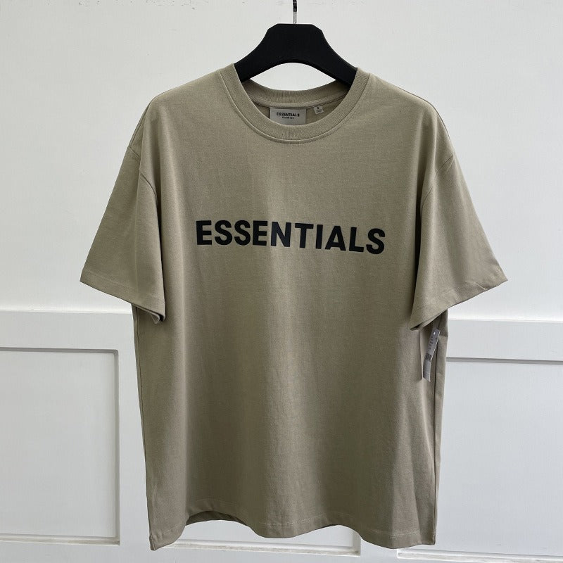 FEAR OF GOD ESSENTIALS Double Thread Chest Letter High Street T-shirt à manches courtes Homme et Femme Mode Signature
