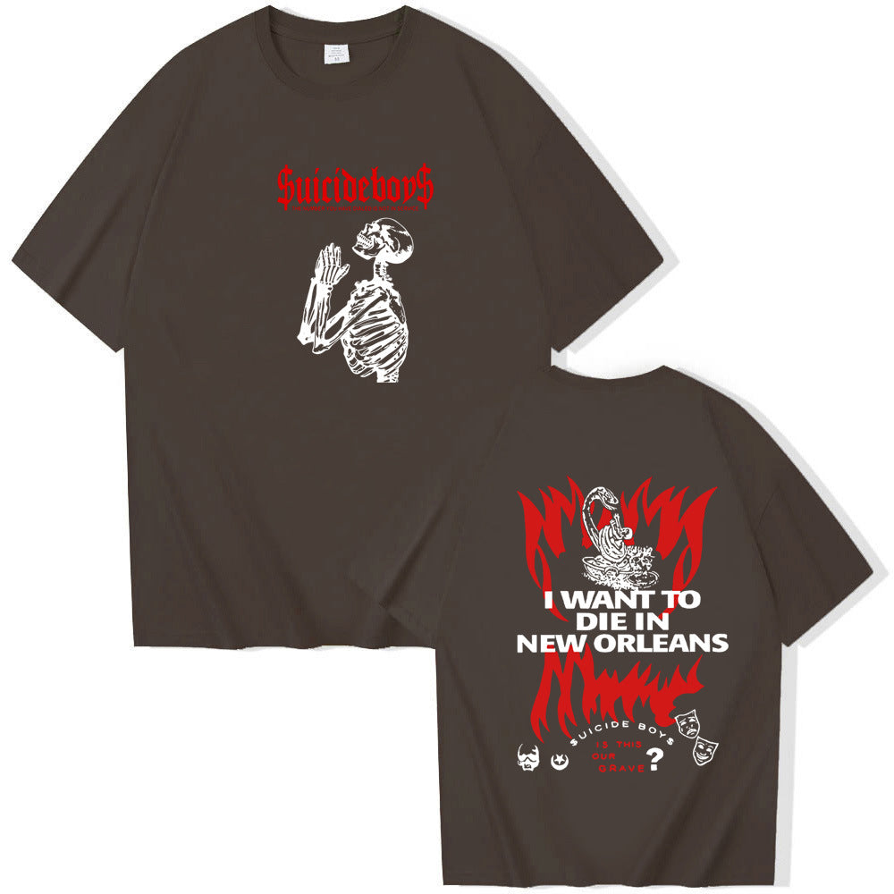 T-shirt Suicide Boys G-59 pour femme à manches courtes