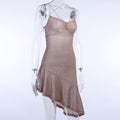 Nouvelle Robe d'été Lumineuse et Sexy pour Femme avec Col Halter, Style Européen