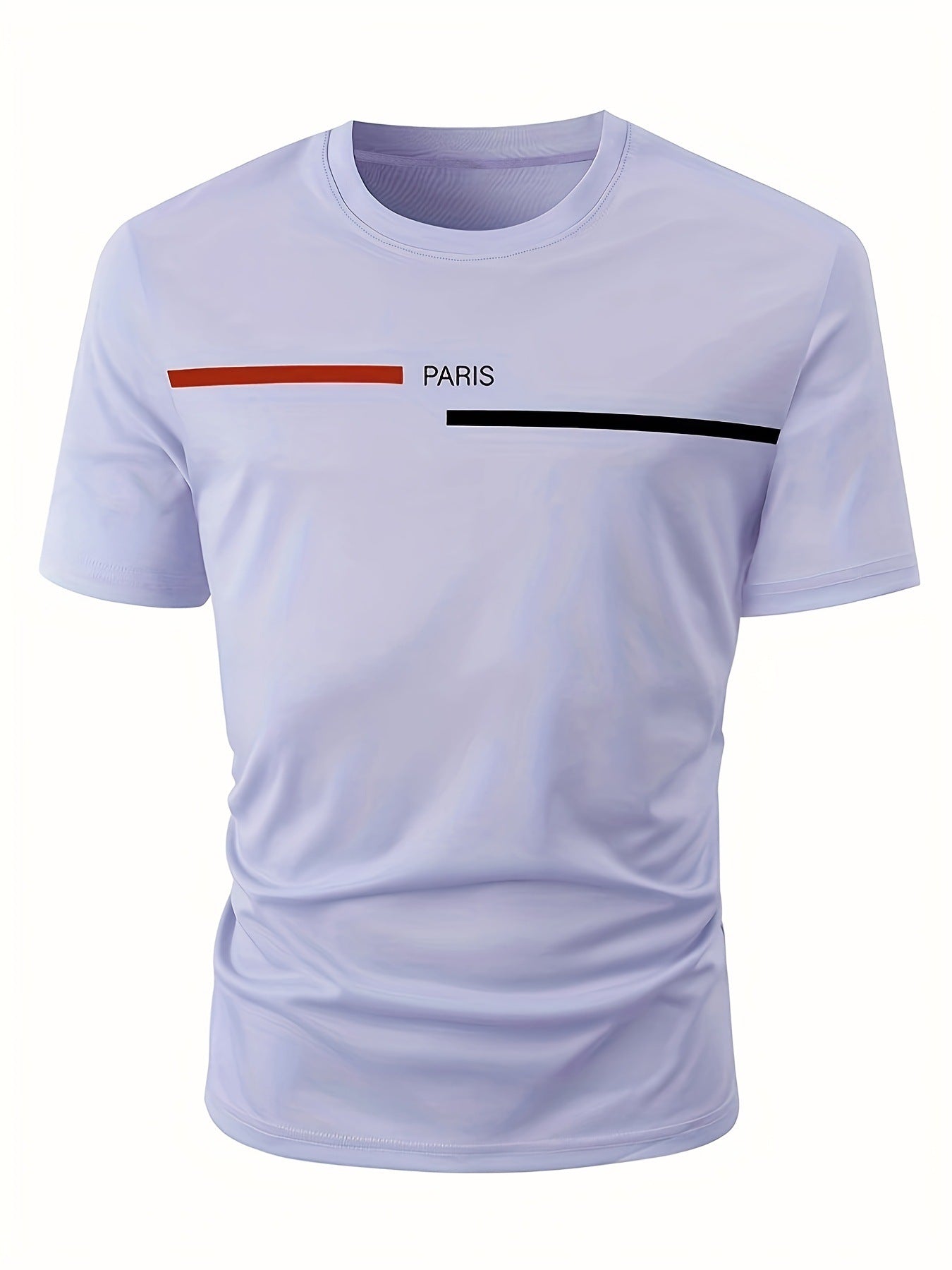 T-shirt homme imprimé 100 % coton coupe ample été