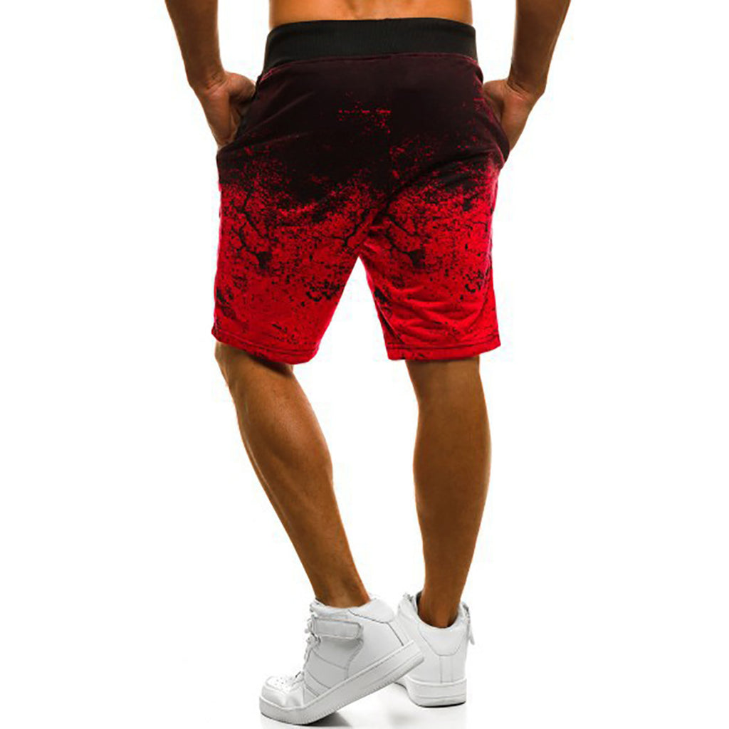 Large Solid Color Micro Stretch Casual Shorts