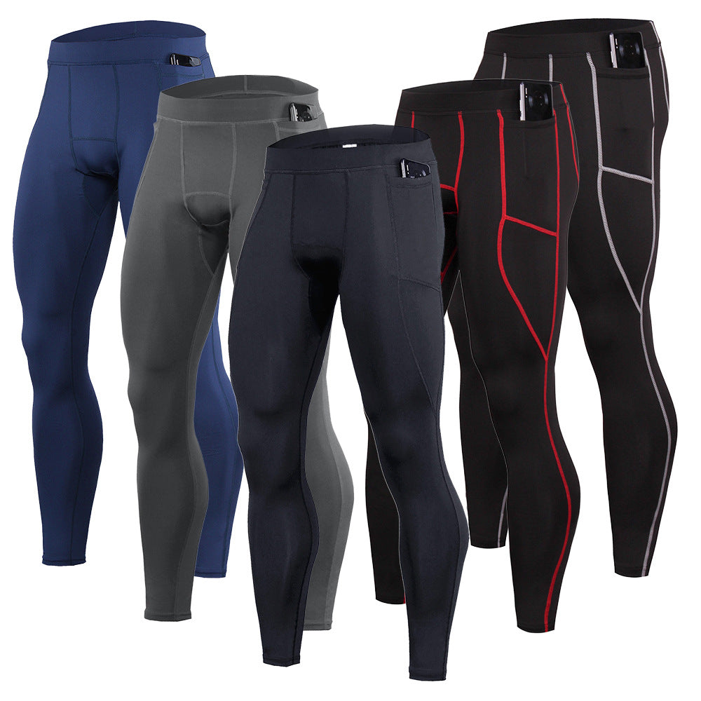 Men's Summer Running Compression Workout Pants