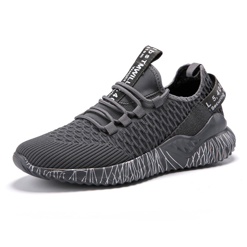 Nouvelles baskets tricotées respirantes pour hommes 2019 (chaussures décontractées)