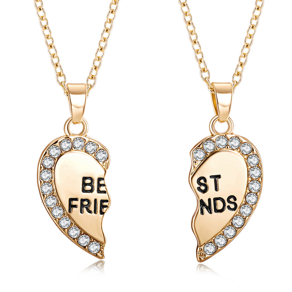 Custom Stainless Steel Couple Necklace with Name Pendant