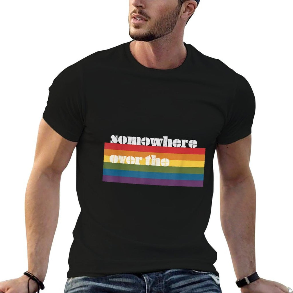 LGBTQ Gift Equality Ally Lesbian Queer Parade Transgender  High-quality Stitching T-Shirt