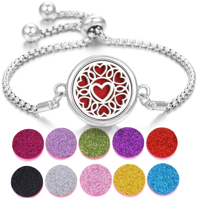 Bracelet de parfum en acier inoxydable