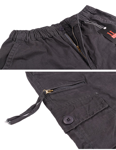 Pantalon cargo ample multi-poches pour homme - Coupe droite en coton