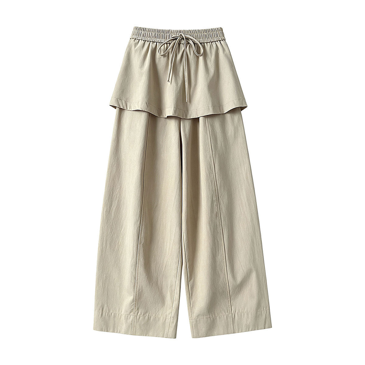 Sense Faux Two-Piece Skirt Pants Women's Autumn Loose Slimming Hip-Hiding Wide-Leg Pants