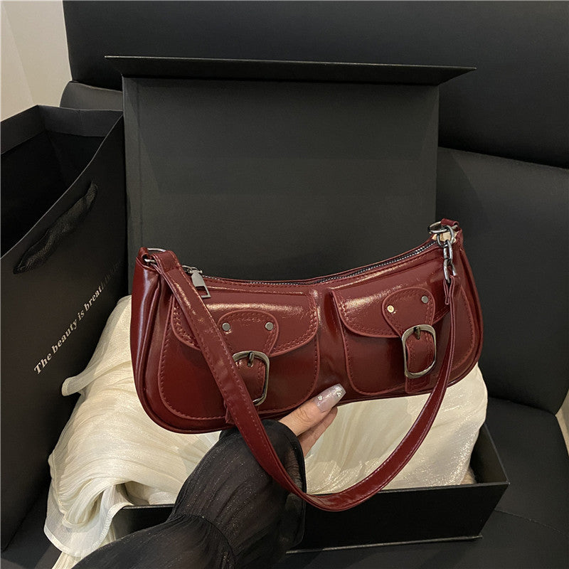 Sac carré simple et décontracté à bandoulière, petit sac de style Commute Mini Bag