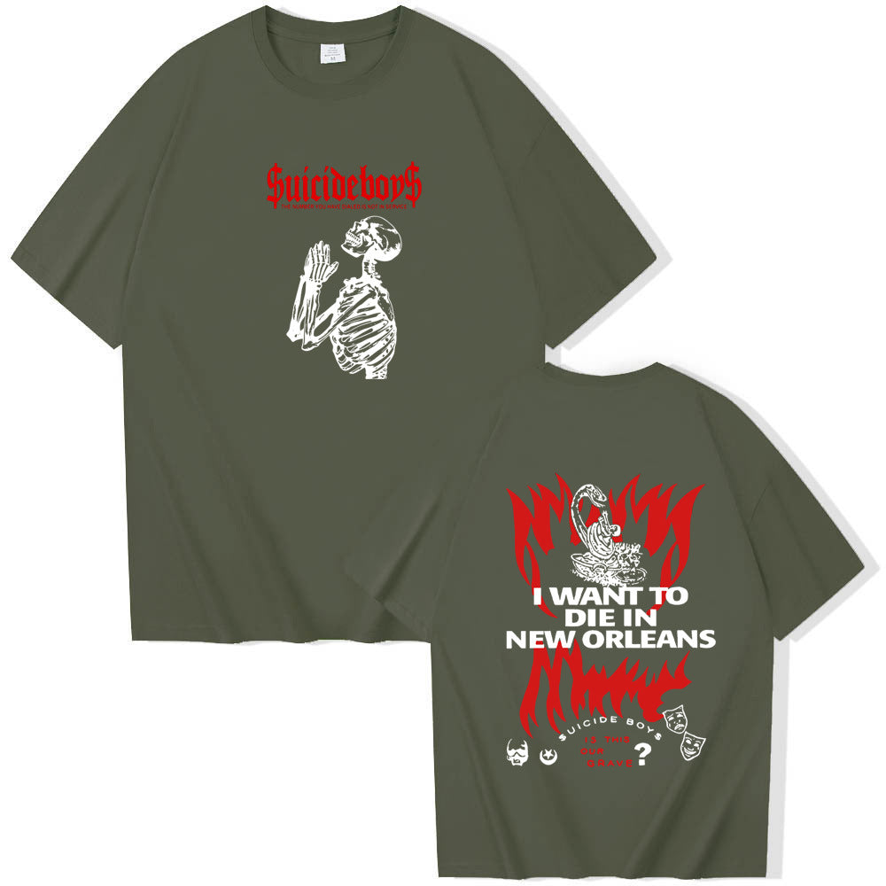 T-shirt Suicide Boys G-59 pour femme à manches courtes