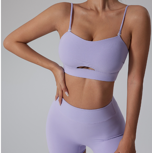 Yoga Set with Quick-Dry Tank Top and Sportswear